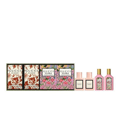 Mini Set 4 Piezas Gucci para Mujer 5ML (2 Bloom, 2 Flora Gorgeus Gardenia)