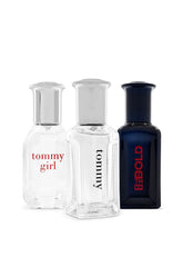 Mini Set 3 Piezas Tommy Hilfiger Unisex EDT 15ML (Tommy Girl, TH Bold, Cologne)