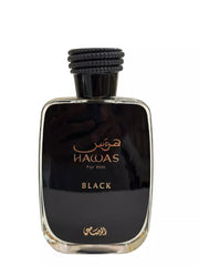 Perfume Hawas Black para Hombre de Rasasi EDP 100ML