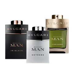 Mini Set 3 Piezas para Hombre Bvlgari Travel Collection 15ML