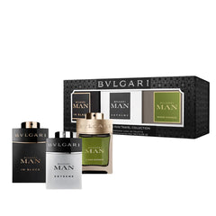 Mini Set 3 Piezas para Hombre Bvlgari Travel Collection 15ML