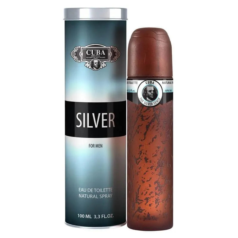 Perfume Cuba Silver para Hombre de Cuba Paris EDT 100ML