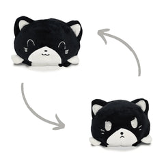 Peluche Gato Reversibles Feliz - Enojado