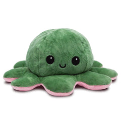 Peluche Pulpo Reversible Feliz - Enojado