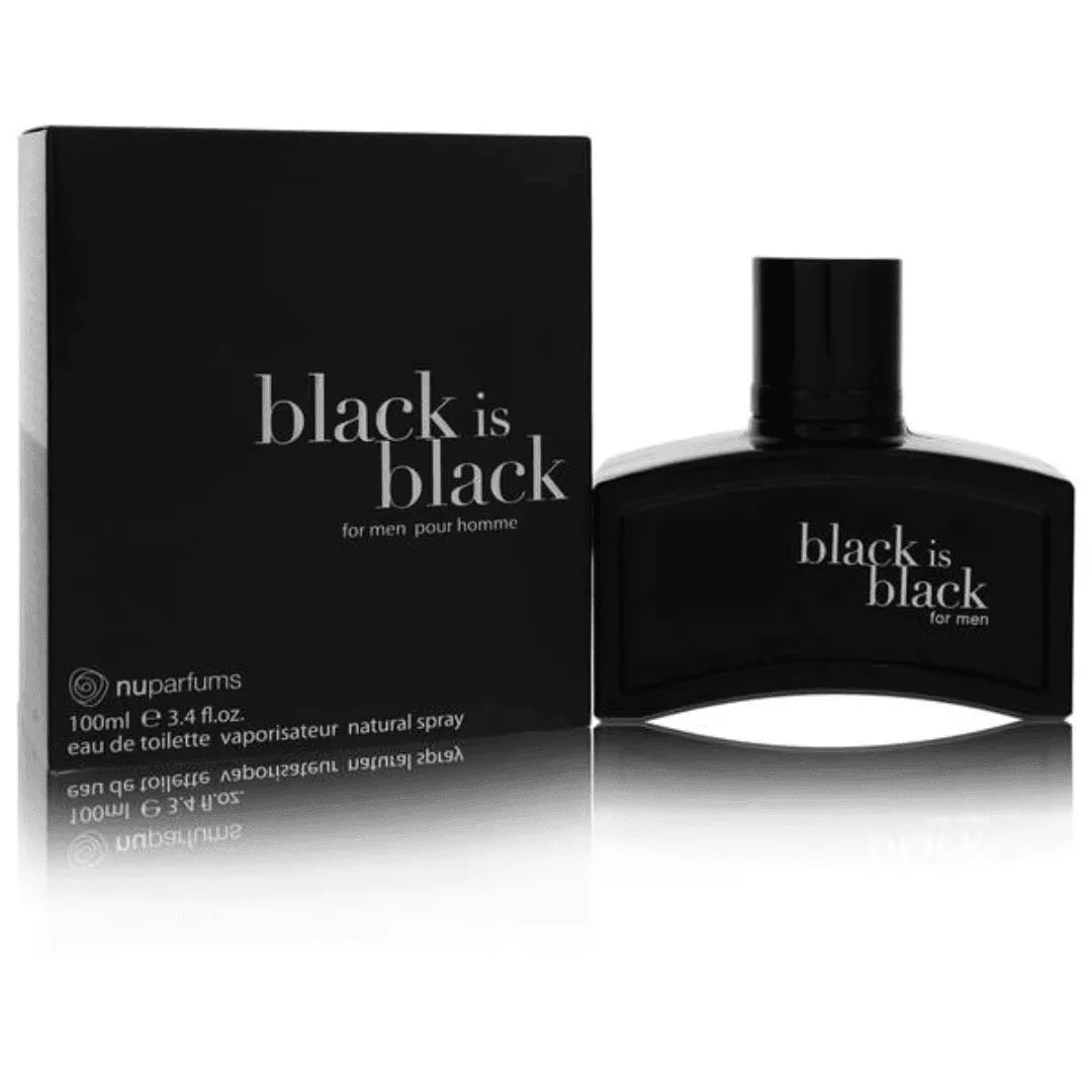 Perfume Black is Black para Hombre de Nuparfums EDT 100ML
