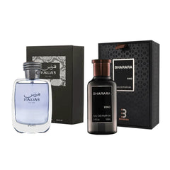 Bundle perfumes árabes para hombre: Hawas de Rasasi - King de Bharara