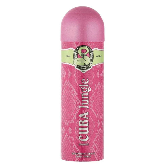 Body Spray Cuba Jungle Snake para Mujer de Cuba Paris 200ML