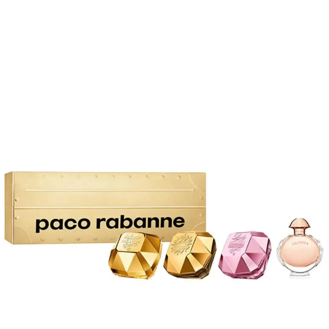 Mini Set 4 Piezas Travel Exclusive para Mujer de Paco Rabanne
