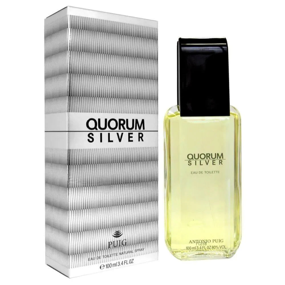 Perfume Quorum Silver Para Hombre de Antonio Puig edt 100ml
