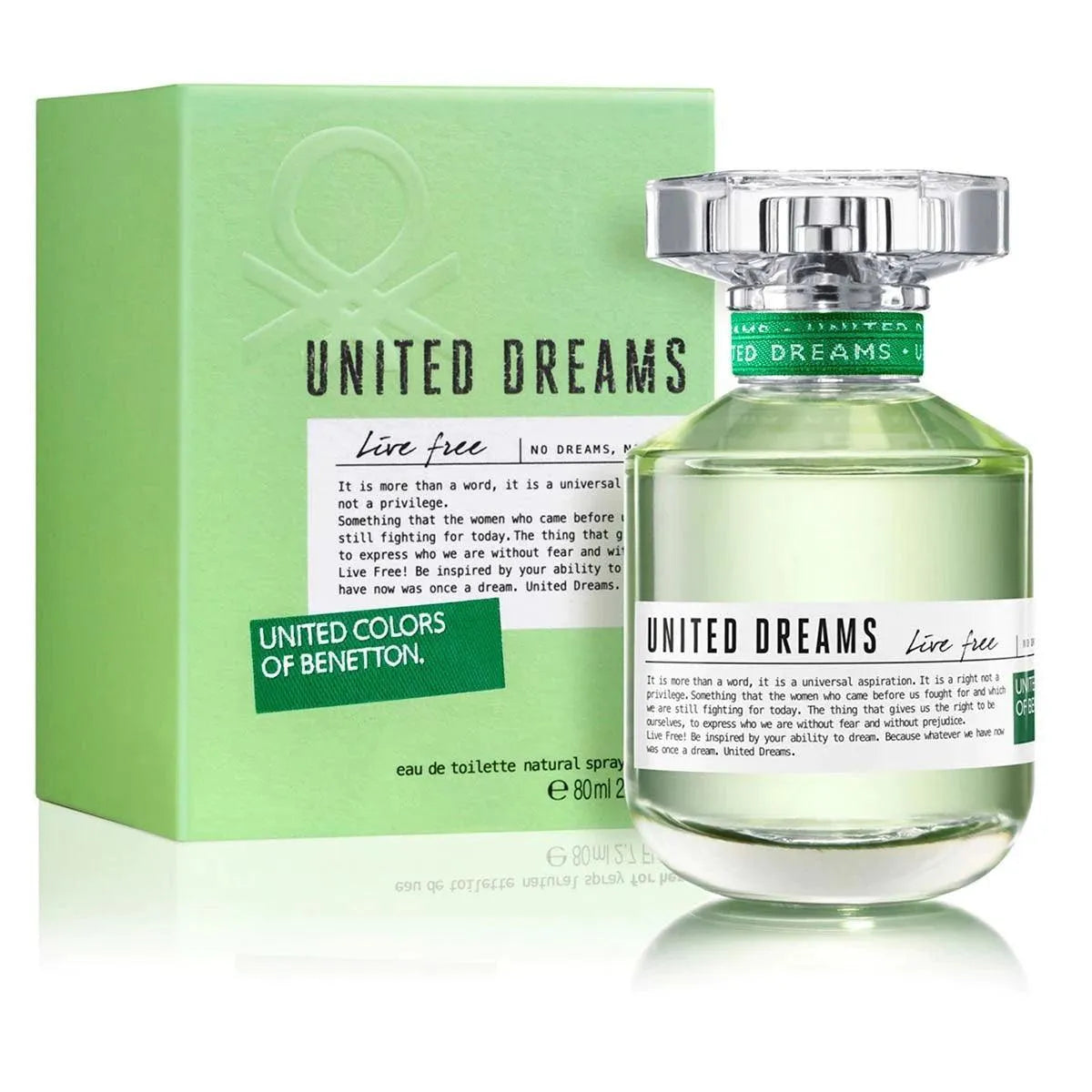 Perfume United Dreams Live Free para Mujer de Benetton EDT