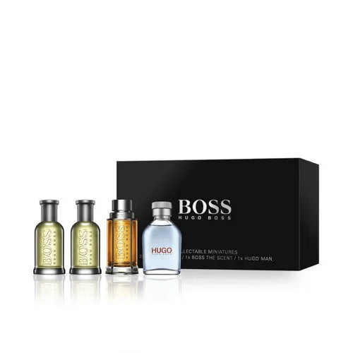 Mini Set 4 Piezas Hugo Boss para Hombre EDT 5ML