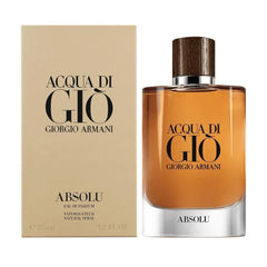 Perfume Acqua Di Gio Absolu para Hombre de Giorgio Armani EDP 75ML y 125ML