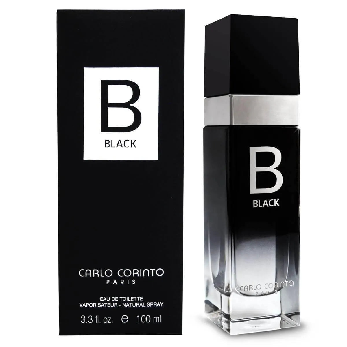 Perfume Black para Hombre Carlo Corinto Eau de Toilette 100ML