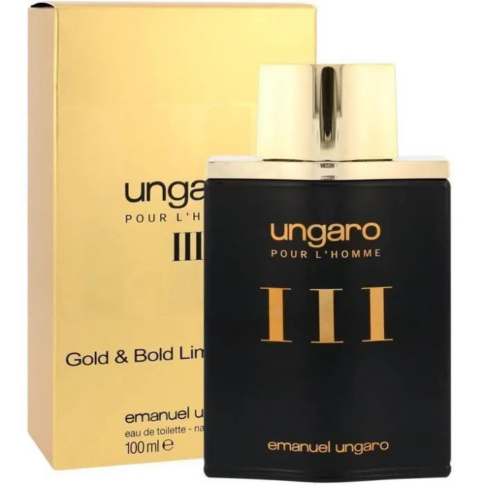 Perfume Ungaro III Gold & Bold Limited Edition Para Hombre EDT 100ML