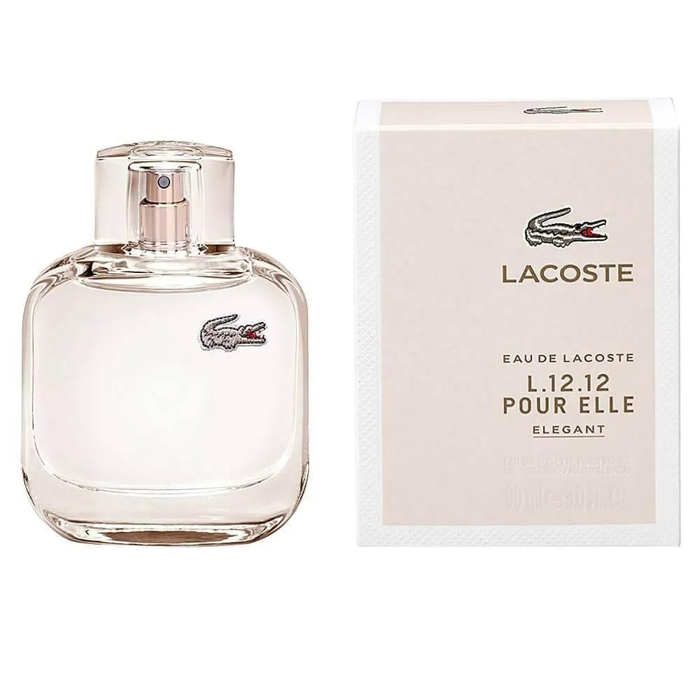 Perfume Lacoste L.12.12 Pour Elle Elegant para Mujer de Lacoste EDT 90ML