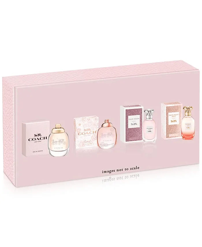 Mini Set 4 Piezas Coach New York para Mujer 4.5ML