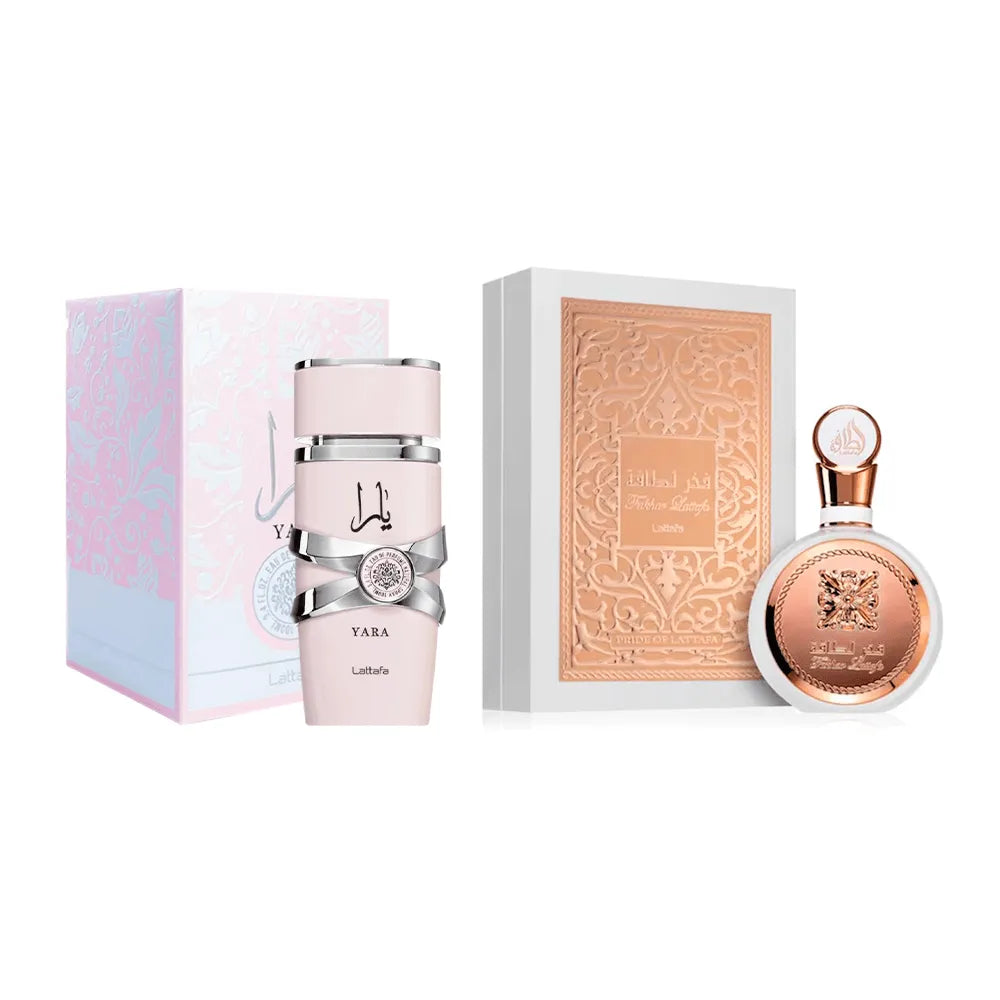 Bundle Lattafa Dama: Fakar Rose - Yara