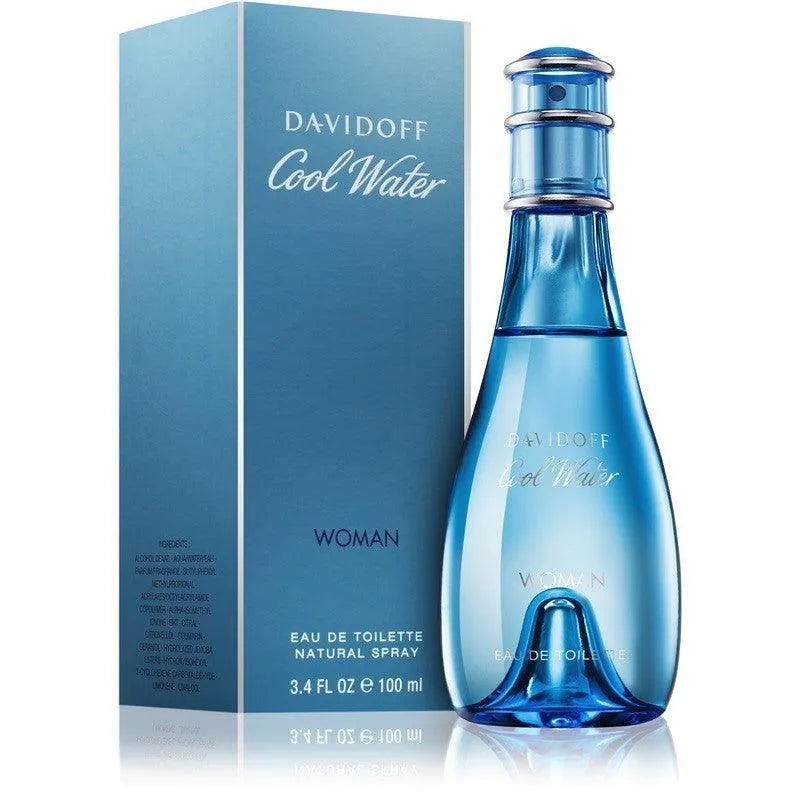 Perfume Cool Water para Mujer de Davidoff Eau de Toilette 100ML y 200ML