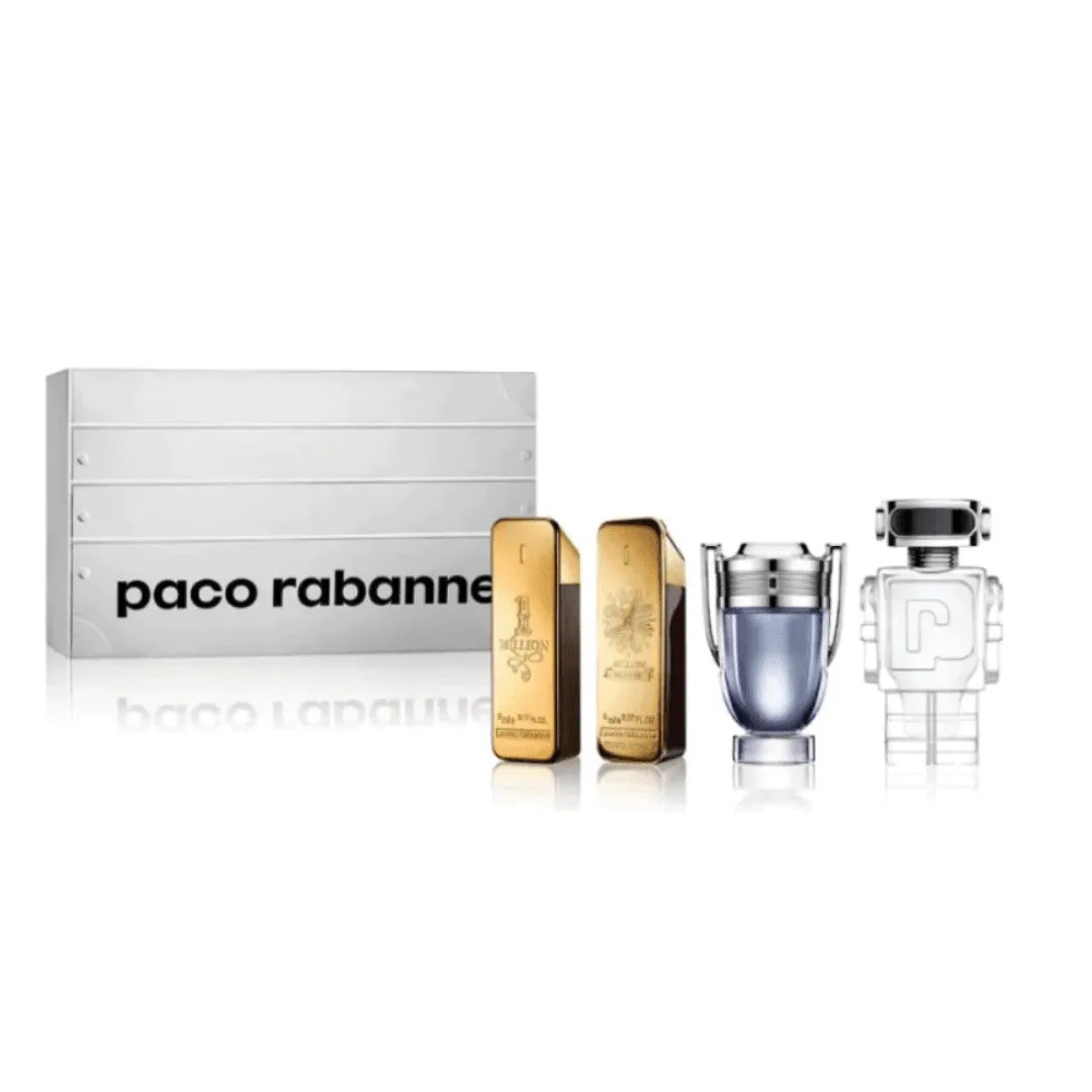 Mini Set 4 Piezas Travel Exclusive para Hombre de Paco Rabanne 5ML
