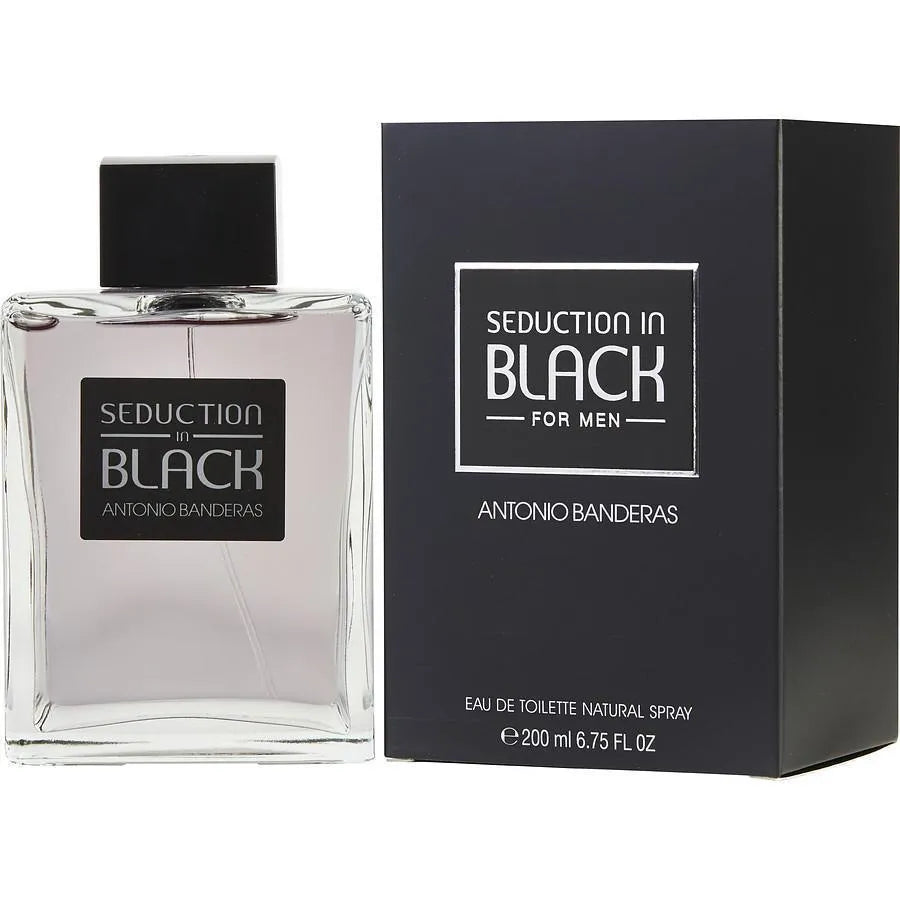 Perfume Seduction in Black para Hombre de Antonio Banderas EDT 200ML