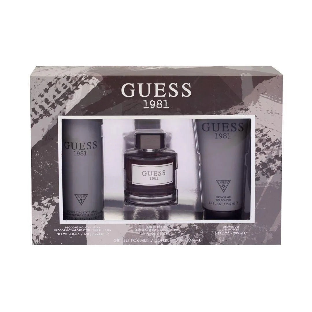 Guess 1981 Hombre Set 3 Piezas Eau de Toilette 100ML