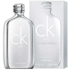 Perfume CK One Platinum Unisex de Calvin Klein EDT 200ML