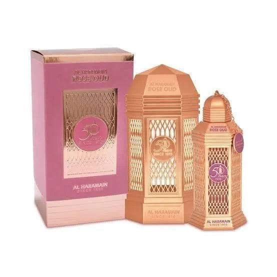 Perfume 50 Years Rose Oud para Mujer de Al Haramain EDP 100ML